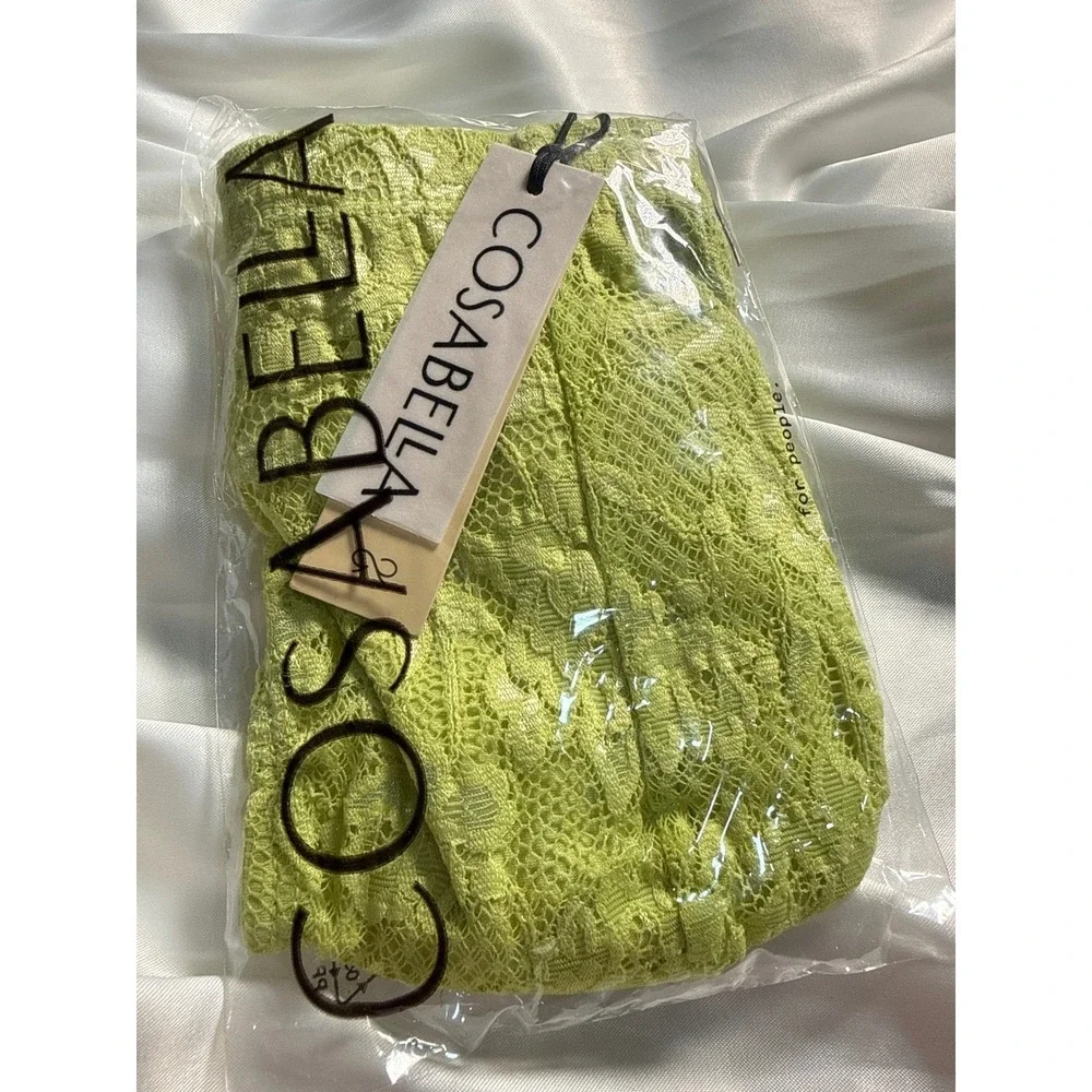 CosaBella Green Lace Men's G-String Thong Sheer Stretch Designer Underwear XL